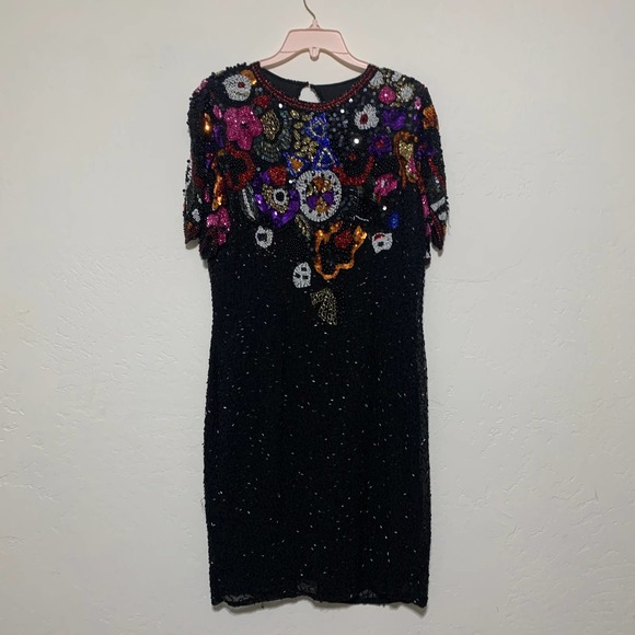 Vintage sequin dress M - Picture 2 of 7